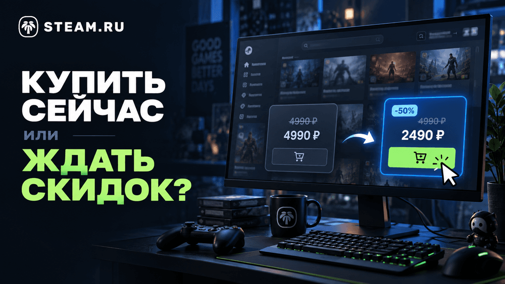 Купить игру сейчас или ждать скидку в Steam?