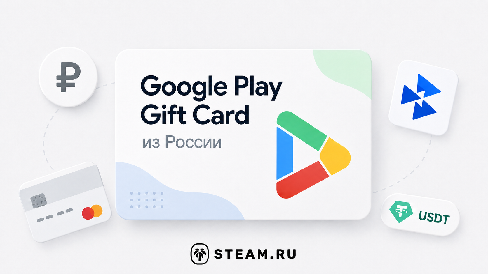 Как купить Google Play Gift Card из России и активировать код