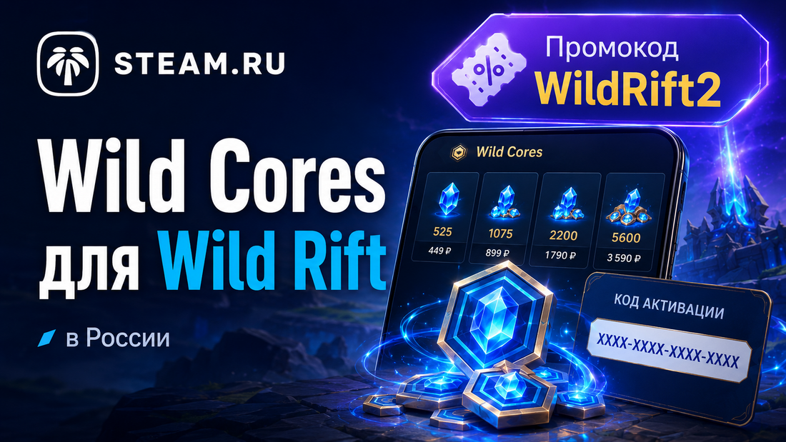 Как купить Wild Cores для League of Legends: Wild Rift в России
